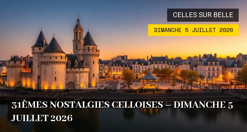 Affiche de l'événement : 31èmes Nostalgies Celloises – Dimanche 5 Juillet 2026