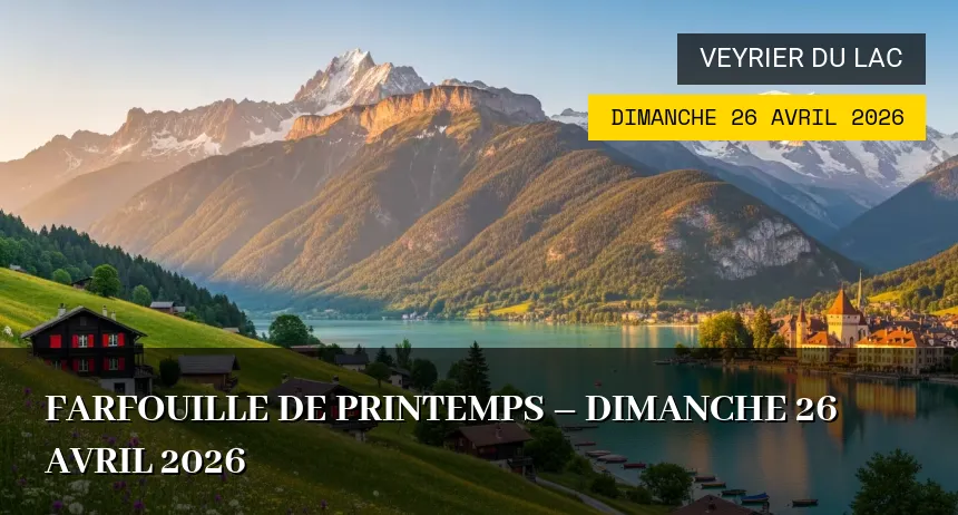 Affiche de l'événement : Farfouille de printemps – Dimanche 26 Avril 2026