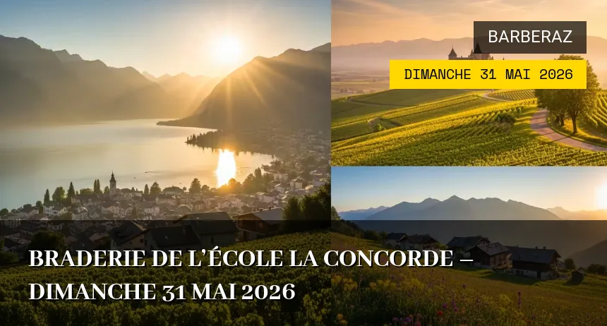 Affiche de l'événement : Braderie de l&rsquo;École la Concorde – Dimanche 31 Mai 2026