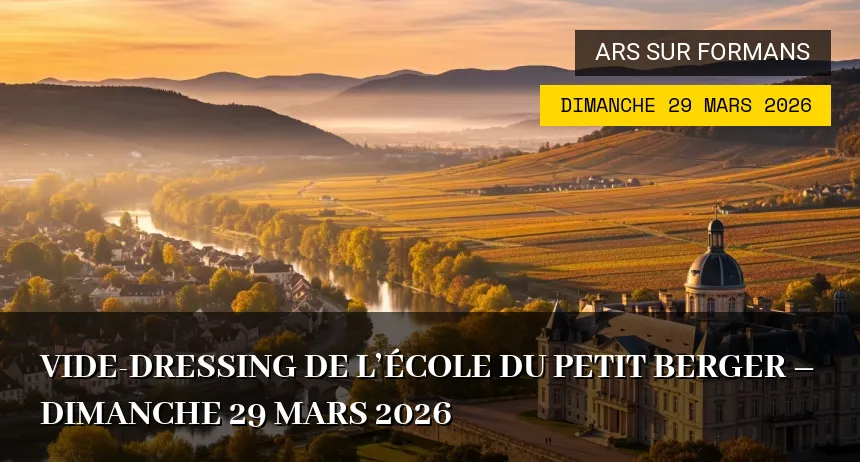 Affiche de l'événement : Vide-dressing de l&rsquo;École du Petit Berger – Dimanche 29 Mars 2026