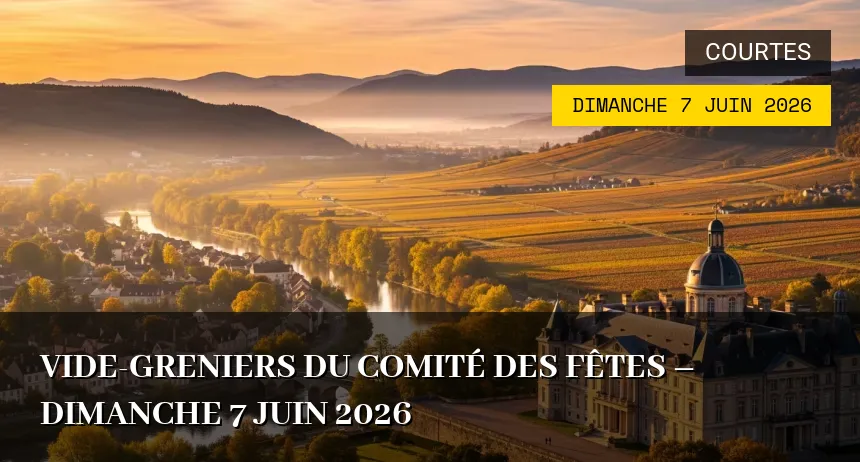 Affiche de l'événement : Vide-greniers du Comité des Fêtes – Dimanche 7 Juin 2026