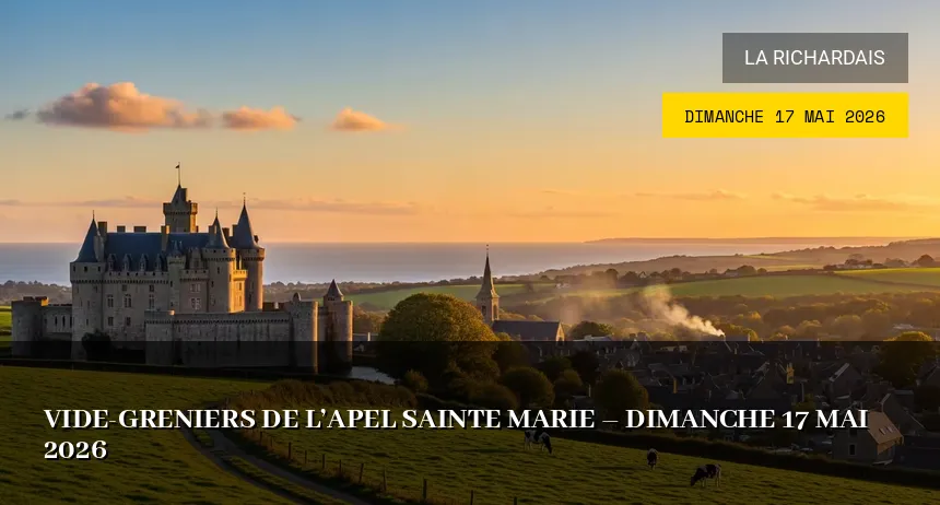 Affiche de l'événement : Vide-greniers de l&rsquo;Apel Sainte Marie – Dimanche 17 Mai 2026
