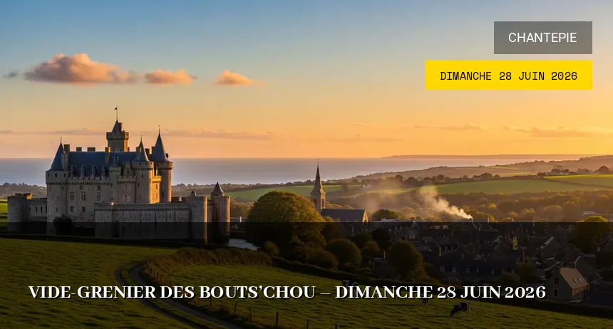 Affiche de l'événement : Vide-grenier des Bouts&rsquo;chou – Dimanche 28 Juin 2026