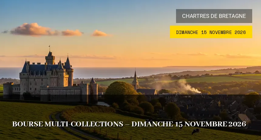 Affiche de l'événement : Bourse Multi-collections – Dimanche 15 Novembre 2026