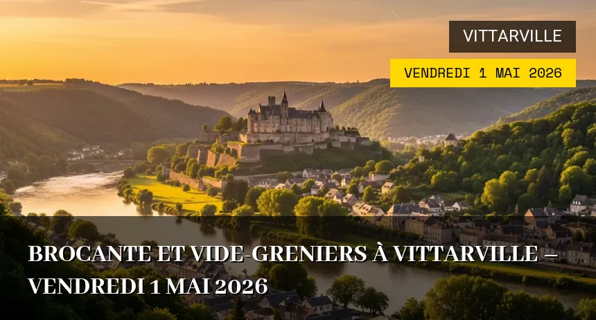 Affiche de l'événement : Brocante et Vide-greniers à Vittarville – Vendredi 1 Mai 2026