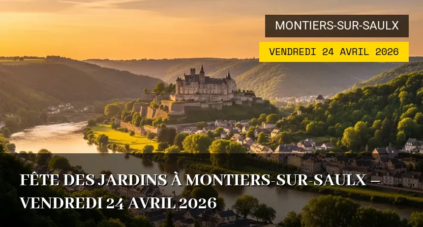 Affiche de l'événement : Fête des Jardins à Montiers-sur-Saulx – Vendredi 24 Avril 2026