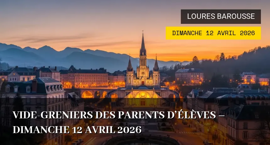 Affiche de l'événement : Vide-greniers des Parents d&rsquo;Élèves – Dimanche 12 Avril 2026