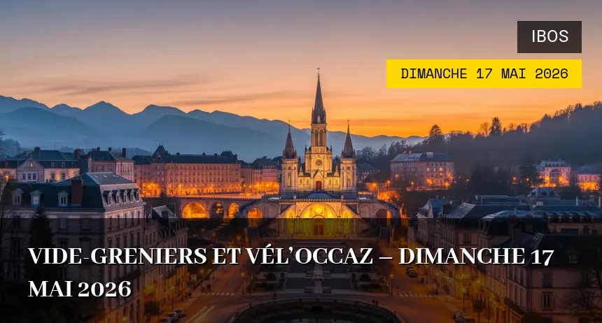 Affiche de l'événement : Vide-greniers et Vél&rsquo;Occaz – Dimanche 17 Mai 2026