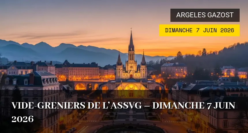 Affiche de l'événement : Vide-greniers de l&rsquo;ASSVG – Dimanche 7 Juin 2026