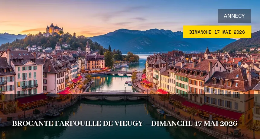 Affiche de l'événement : Brocante Farfouille de Vieugy – Dimanche 17 Mai 2026
