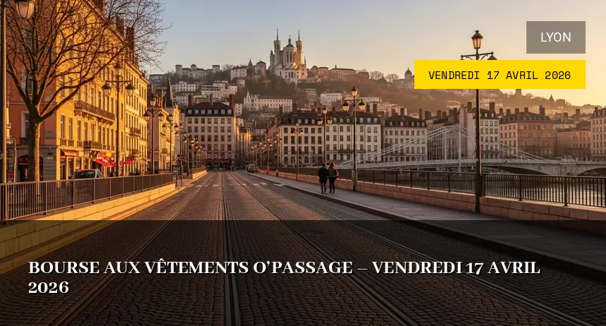Affiche de l'événement : Bourse aux vêtements O&rsquo;Passage – Vendredi 17 Avril 2026