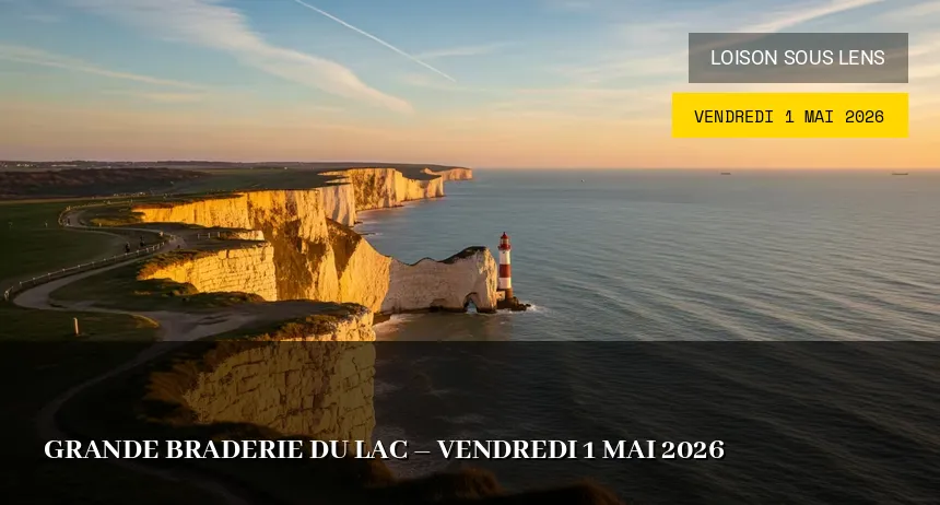 Affiche de l'événement : Grande Braderie du Lac – Vendredi 1 Mai 2026