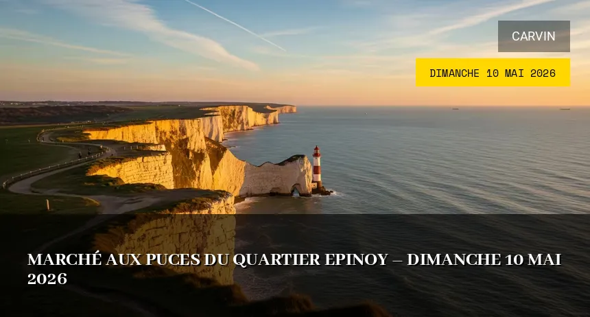 Affiche de l'événement : Marché aux puces du quartier Epinoy – Dimanche 10 Mai 2026