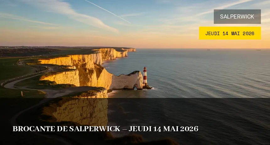 Affiche de l'événement : Brocante de Salperwick – Jeudi 14 Mai 2026