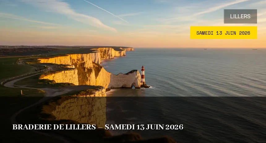Affiche de l'événement : Braderie de Lillers – Samedi 13 Juin 2026