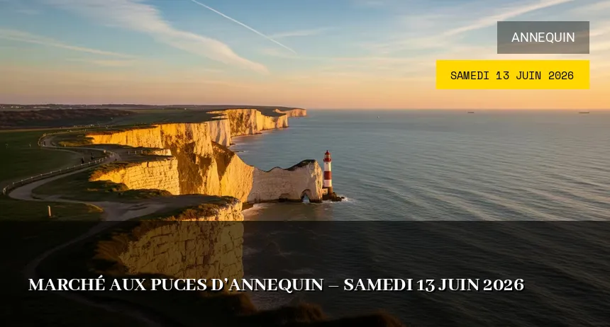 Affiche de l'événement : Marché aux puces d&rsquo;Annequin – Samedi 13 Juin 2026