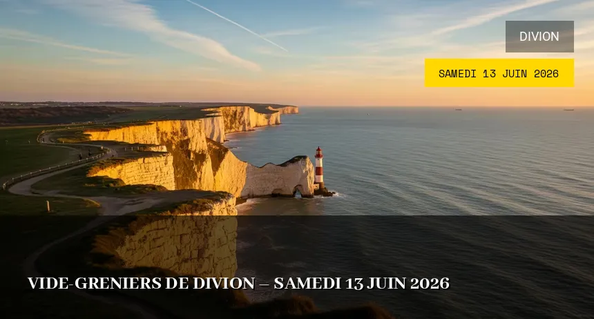 Affiche de l'événement : Vide-greniers de Divion – Samedi 13 Juin 2026