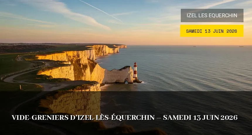 Affiche de l'événement : Vide-greniers d&rsquo;Izel-lès-Équerchin – Samedi 13 Juin 2026