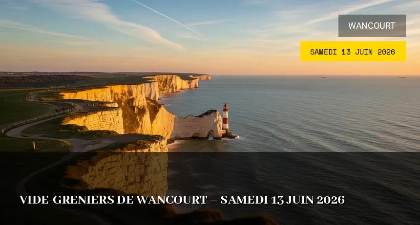 Affiche de l'événement : Vide-greniers de Wancourt – Samedi 13 Juin 2026