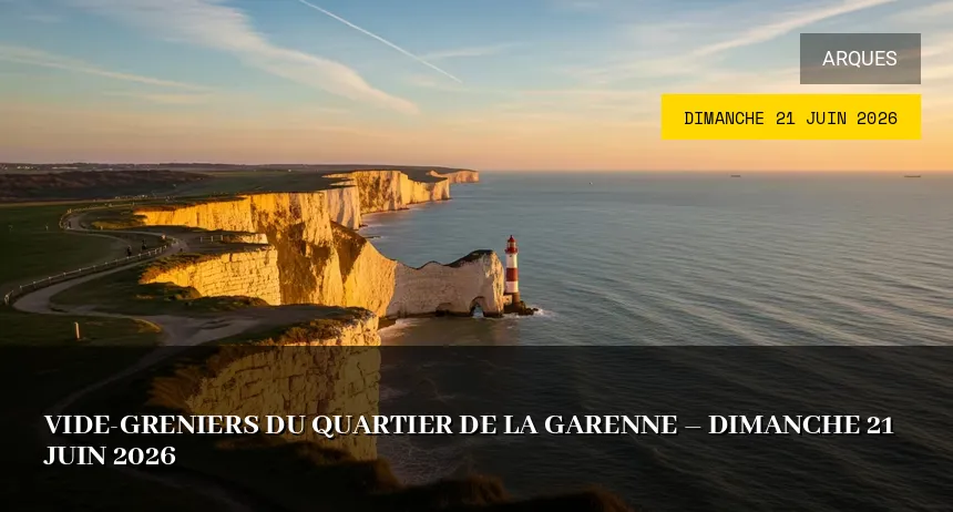 Affiche de l'événement : Vide-greniers du quartier de la Garenne – Dimanche 21 Juin 2026