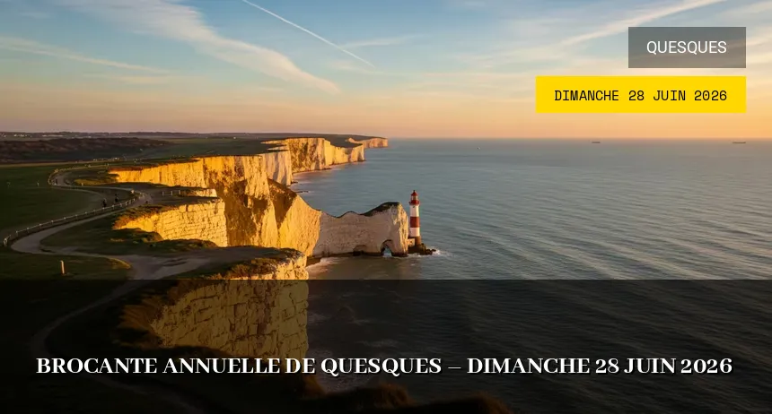 Affiche de l'événement : Brocante Annuelle de Quesques – Dimanche 28 Juin 2026