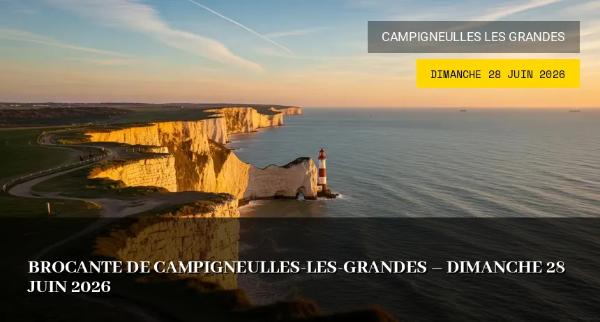 Affiche de l'événement : Brocante de Campigneulles-les-Grandes – Dimanche 28 Juin 2026
