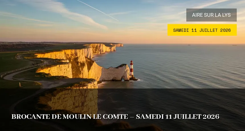Affiche de l'événement : Brocante de Moulin le Comte – Samedi 11 Juillet 2026