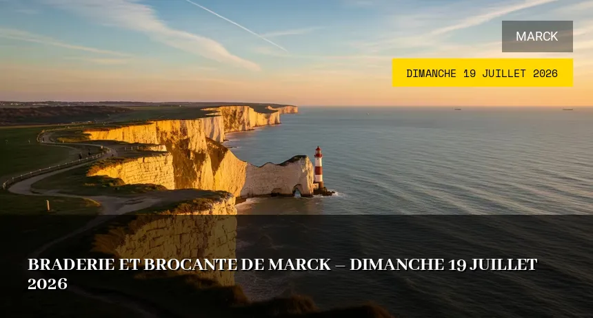 Affiche de l'événement : Braderie et Brocante de Marck – Dimanche 19 Juillet 2026