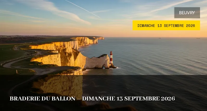 Affiche de l'événement : Braderie du Ballon – Dimanche 13 Septembre 2026