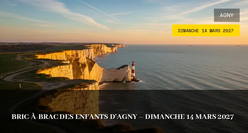 Affiche de l'événement : Bric-à-brac des Enfants d&rsquo;Agny – Dimanche 14 Mars 2027