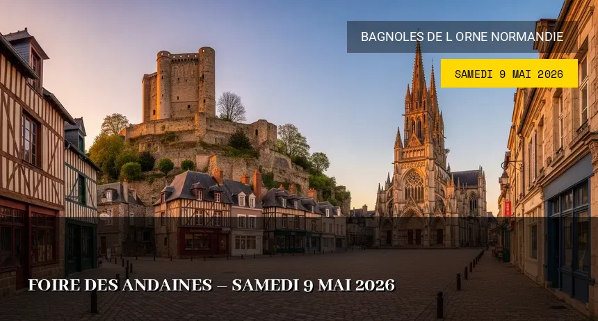 Affiche de l'événement : Foire des Andaines – Samedi 9 Mai 2026