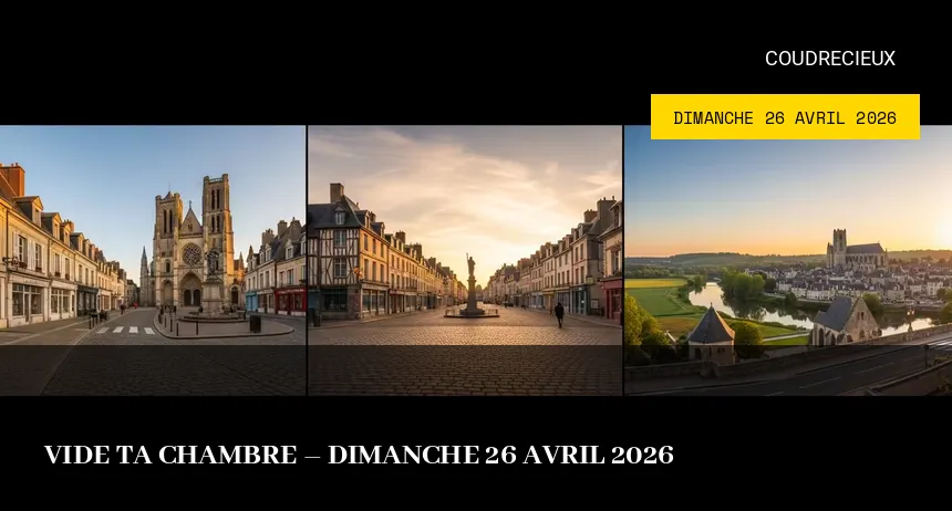 Affiche de l'événement : Vide ta chambre – Dimanche 26 Avril 2026