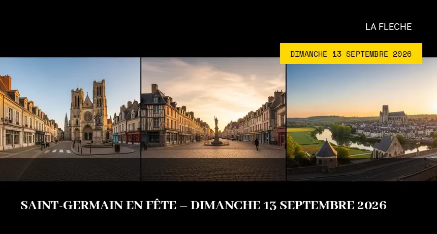 Affiche de l'événement : Saint-Germain en Fête – Dimanche 13 Septembre 2026