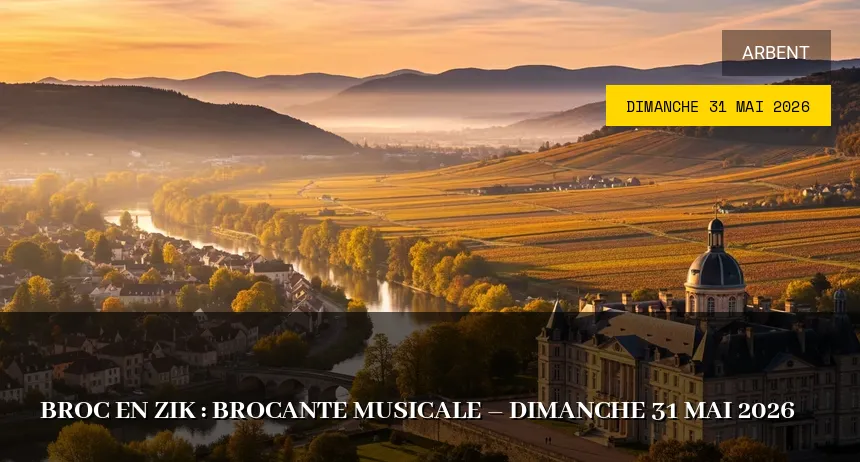 Affiche de l'événement : Broc en Zik : Brocante musicale – Dimanche 31 Mai 2026