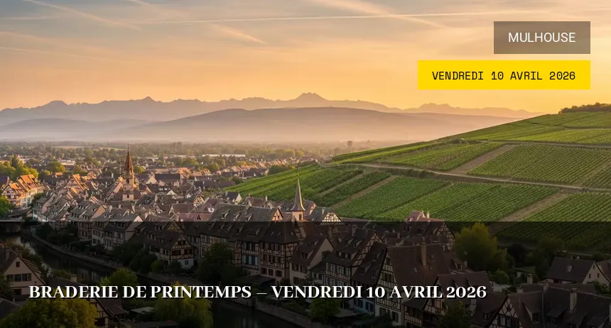 Affiche de l'événement : Braderie de printemps – Vendredi 10 Avril 2026