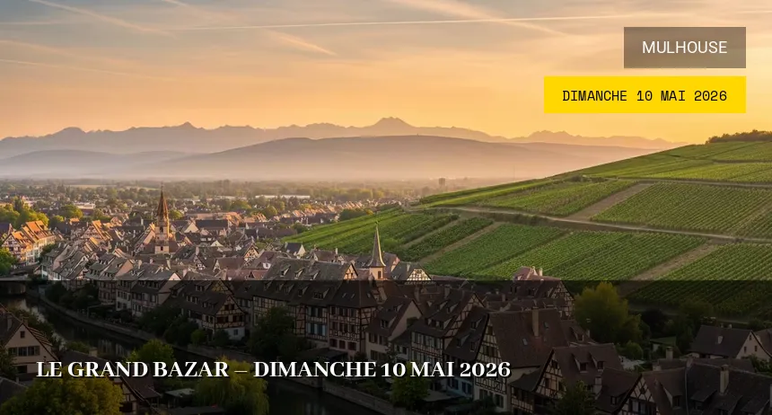 Affiche de l'événement : Le Grand Bazar – Dimanche 10 Mai 2026