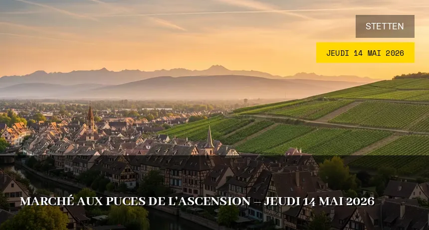 Affiche de l'événement : Marché aux puces de l&rsquo;Ascension – Jeudi 14 Mai 2026