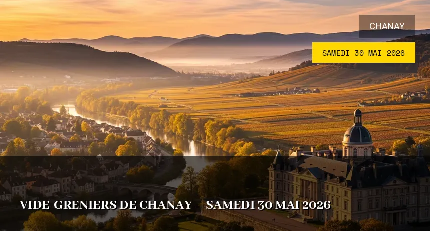Affiche de l'événement : Vide-greniers de Chanay – Samedi 30 Mai 2026