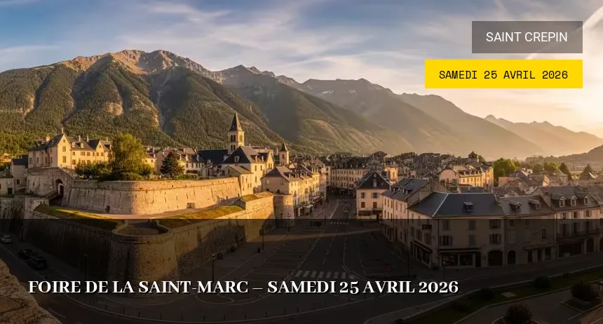 Affiche de l'événement : Foire de la Saint-Marc – Samedi 25 Avril 2026