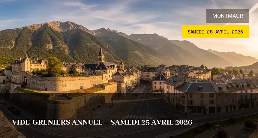 Affiche de l'événement : Vide-greniers annuel – Samedi 25 Avril 2026