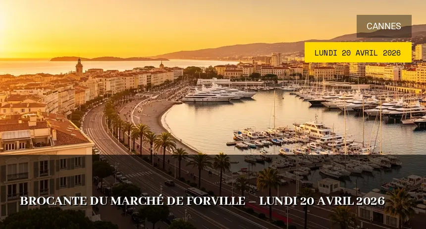 Affiche de l'événement : Brocante du Marché de Forville – Lundi 20 Avril 2026