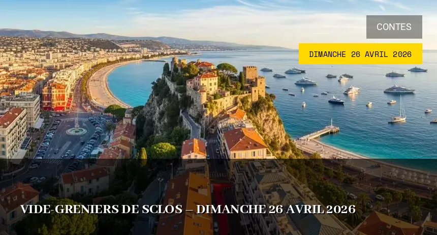 Affiche de l'événement : Vide-greniers de Sclos – Dimanche 26 Avril 2026