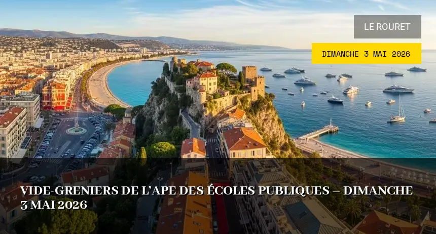 Affiche de l'événement : Vide-greniers de l&rsquo;APE des écoles publiques – Dimanche 3 Mai 2026