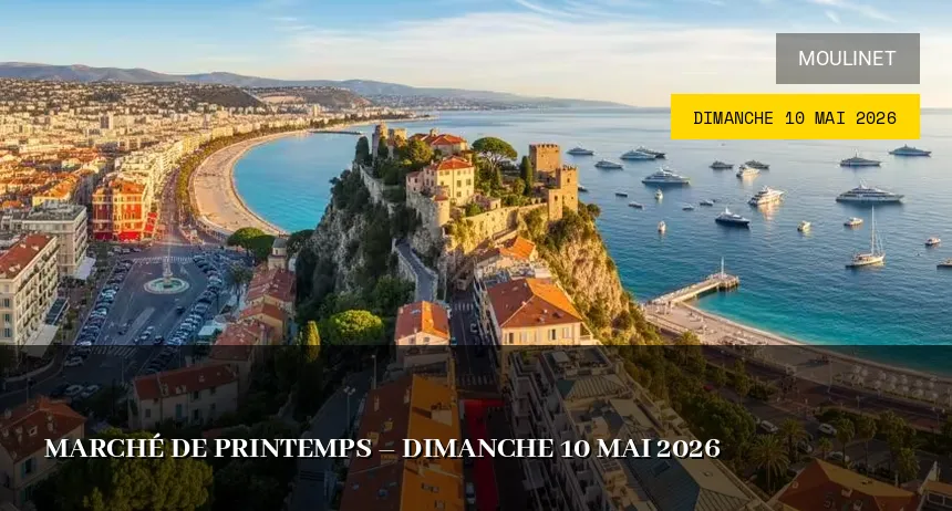 Affiche de l'événement : Marché de printemps – Dimanche 10 Mai 2026