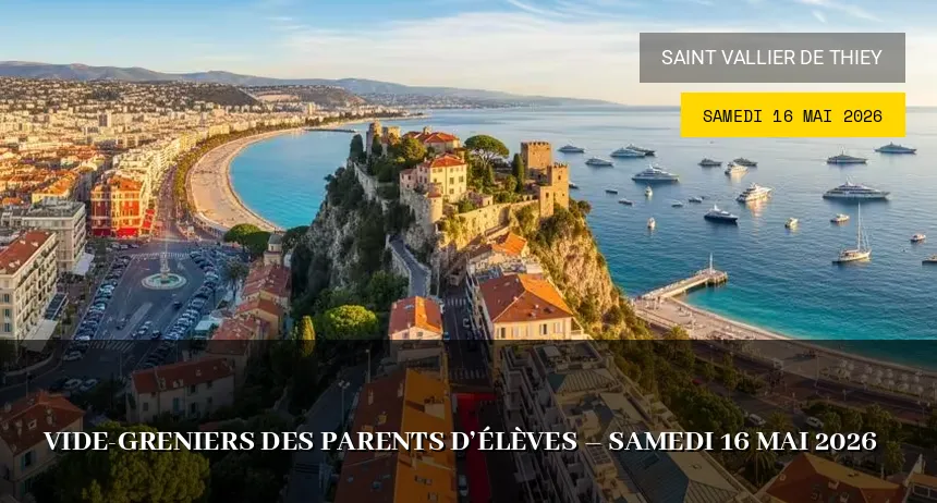 Affiche de l'événement : Vide-greniers des Parents d&rsquo;Élèves – Samedi 16 Mai 2026