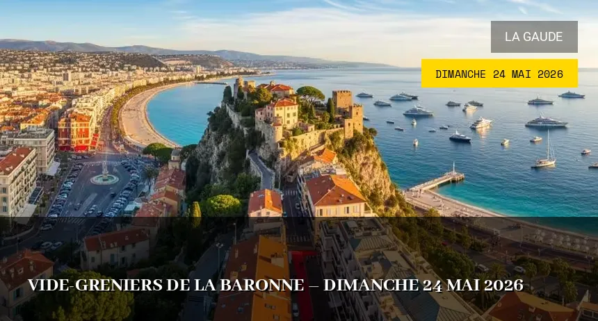 Affiche de l'événement : Vide-greniers de La Baronne – Dimanche 24 Mai 2026
