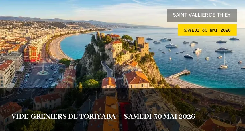 Affiche de l'événement : Vide-greniers de Toriyaba – Samedi 30 Mai 2026