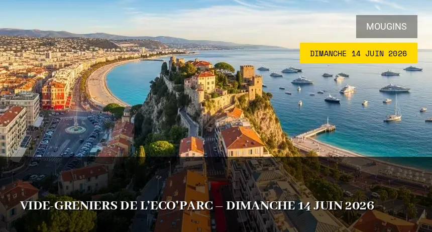 Affiche de l'événement : Vide-greniers de l&rsquo;Eco&rsquo;Parc – Dimanche 14 Juin 2026