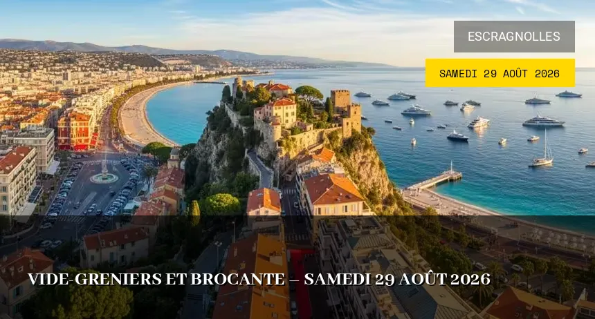 Affiche de l'événement : Vide-greniers et Brocante – Samedi 29 Août 2026