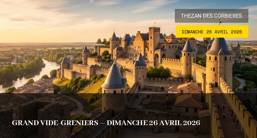 Affiche de l'événement : Grand vide-greniers – Dimanche 26 Avril 2026